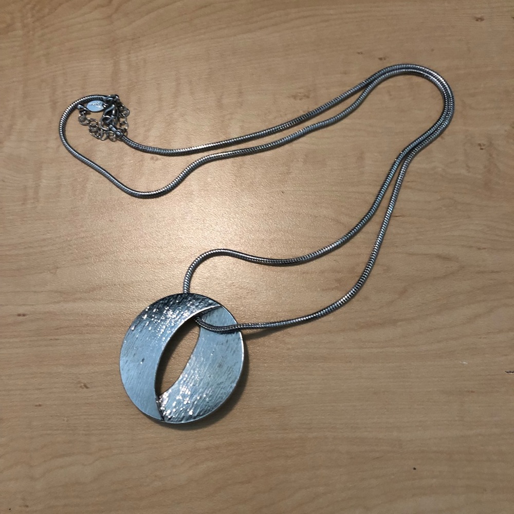 Lia Sophia Silvertone Necklace